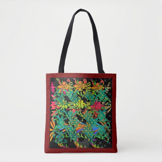 Flowers Galore Canvas tas (Voorkant)