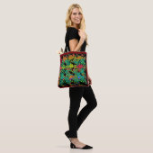 Flowers Galore Canvas tas (Op model)