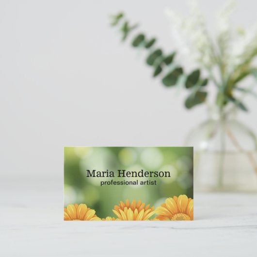 Flowers Garden Visitekaartje (Staand voorkant)