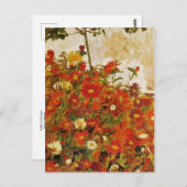 Flowers-gebied van Egon Schiele Briefkaart (Voorkant / Achterkant)