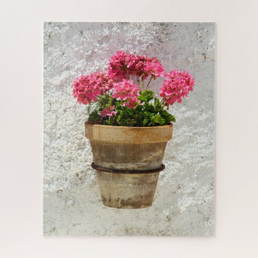 Flowers | Geranium In Flower in Pot Legpuzzel (Verticaal)