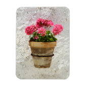 Flowers | Geranium In Flower in Pot Magneet (Verticaal)