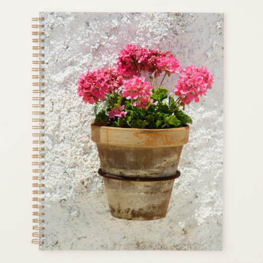 Flowers | Geranium In Flower in Pot Planner (Voorkant)