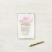 Flowers | Geranium In Flower in Pot Post-it® Notes (Op bureau)
