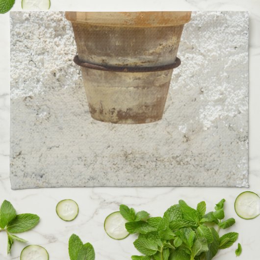 Flowers | Geranium In Flower in Pot Theedoek (Gevouwen)