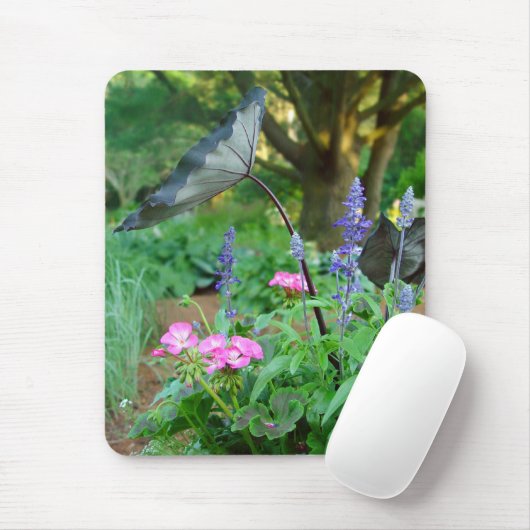 Flowers Geraniums Mousepad Muismat (Met muis)