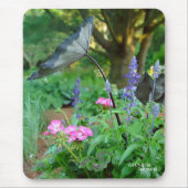 Flowers Geraniums Mousepad Muismat (Voorkant)