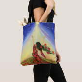 Flowers Girl Canvas tas Spring (Dichtbij)