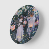 Flowers Girls Paper Lantern  Art Decor Ronde Klok (Hoek)