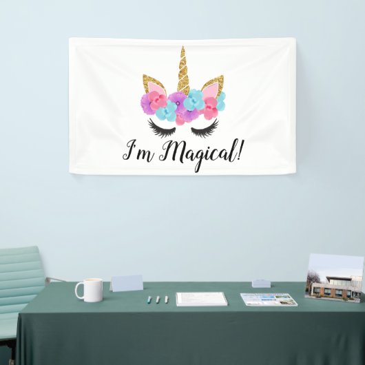 Flowers Gold Magical Unicorn Girls Spandoek (Beurs)