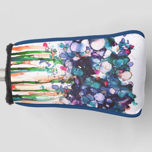 Flowers Golf Head Hoesje Golfheadcover (Voorkant)