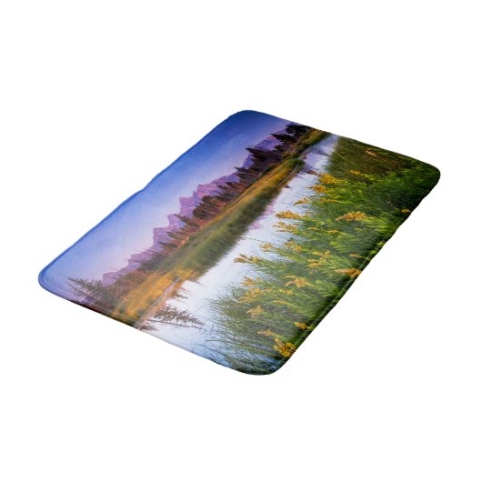 Flowers Grand Teton National Park, Wyoming Badmat (Gekanteld)