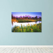 Flowers Grand Teton National Park, Wyoming Canvas Afdruk (Insitu (Houten vloer))