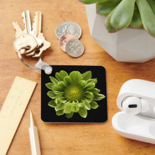 Flowers Green Chrysanthemum Sleutelhanger