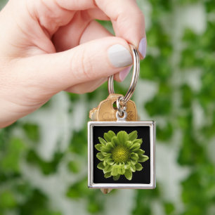 Flowers Green Chrysanthemum Sleutelhanger