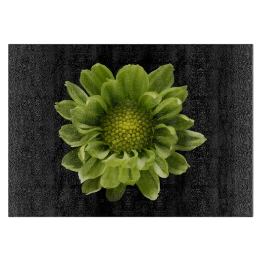 Flowers | Green Chrysanthemum Snijplank (Voorkant)
