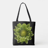 Flowers | Green Chrysanthemum Tote Bag (Achterkant)