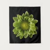 Flowers | Green Chrysanthemum Wandkleed (Voorkant)