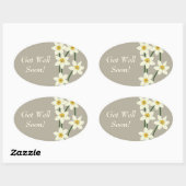 Flowers - Grey Get Well Binnenkort Sticker (Vel)