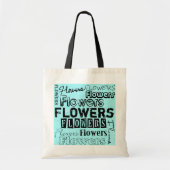 Flowers Grocery Canvas tas (Voorkant)