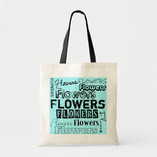 Flowers Grocery Canvas tas (Voorkant)