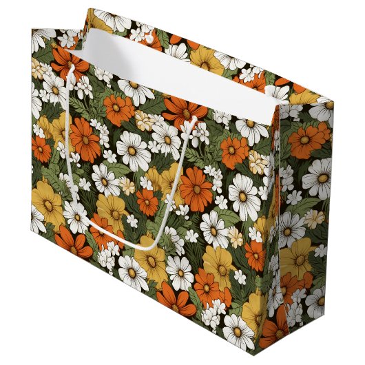 Flowers Groot Cadeauzakje (Voorkant Gekanteld)