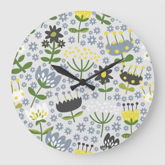 flowers grote klok (Voorkant)