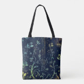 Flowers Guitar Art Canvas tas (Achterkant)
