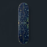 Flowers Guitar Art Skateboard<br><div class="desc">Flowers Guitar Art</div>