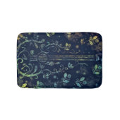 Flowers Guitar Bath Mat Modern Design (Voorkant)