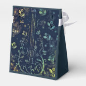 Flowers Guitar Favor Box Bedankdoosjes (Achterkant)