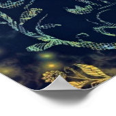 Flowers Guitar Poster Painting (Hoek)