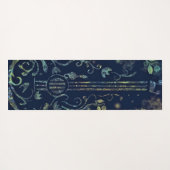 Flowers Guitar Yoga Mat Relax Sound (Achterkant (horizontaal))