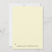 *~* Flowers Heart AR6 QR WEDDING BEWAREN DE DATUM Kaart (Achterkant)