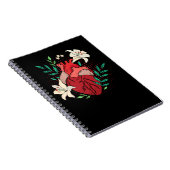 Flowers Heart Gardening Cardioloog Notitieboek (Rechterzijde)