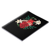 Flowers Heart Gardening Cardioloog Notitieboek (Linkerzijde)