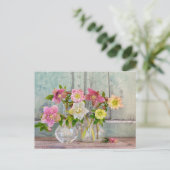 Flowers | Hellebores in Vases Briefkaart (Staand voorkant)