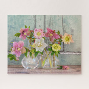 Flowers   Hellebores in Vases Legpuzzel