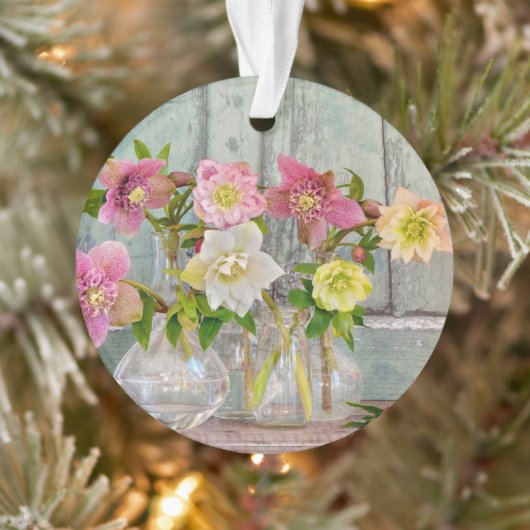 Flowers | Hellebores in Vases Ornament (Boom)