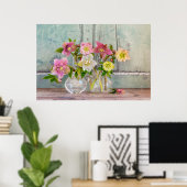 Flowers | Hellebores in Vases Poster (Thuiskantoor)