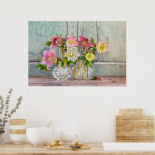 Flowers | Hellebores in Vases Poster (Keuken)