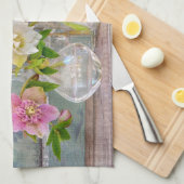 Flowers | Hellebores in Vases Theedoek (Quarter Fold)