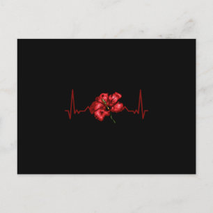 Flowers Hibiscus Blossom Briefkaart