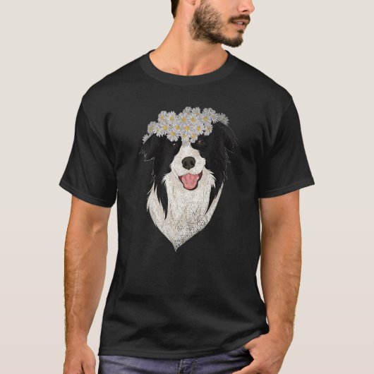 Flowers Hondenliefhebber Pet Owner Dog Owner Flora T-shirt (Voorkant)