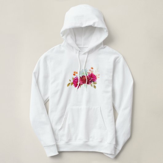 Flowers Hoodie (Design voorkant)