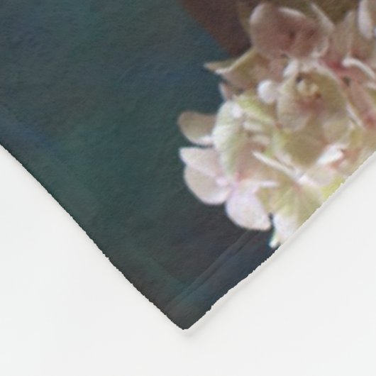 Flowers | Hydrangeas in Vase Fleece Deken (Hoek)
