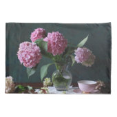 Flowers | Hydrangeas in Vase Kussensloop (Achterkant)