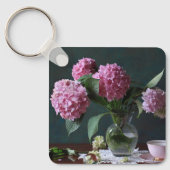 Flowers | Hydrangeas in Vase Sleutelhanger (Voorkant)