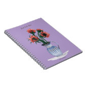 Flowers in a Vase Watercolor Notitieboek (Rechterzijde)