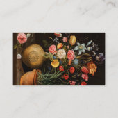Flowers in an Earthenware Vase by Clara Peeters Visitekaartje (Voorkant)